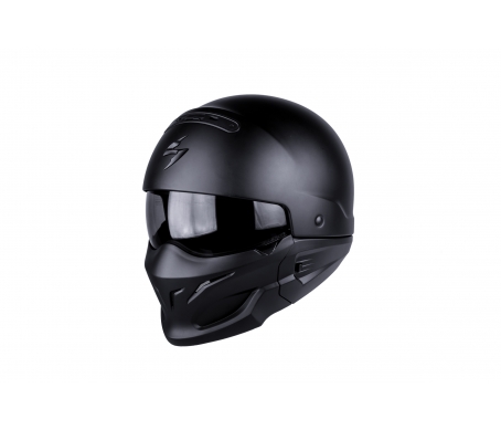 CASQUE SCORPION EXO COMBAT NOIR MAT CASQUE SCORPION EXO COMBAT NOIR MAT
