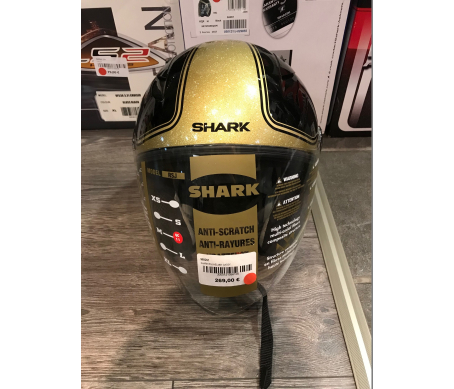 Casque Jet Shark RST Helmet Sassy Or Casque Jet Shark RST Helmet Sassy Or