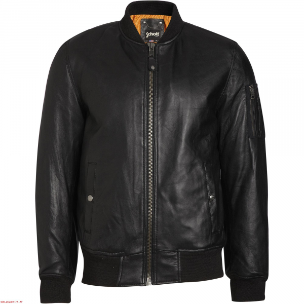 Bombers cuir on sale schott