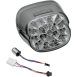 FEU AR DRAG SPECIALITIES FUME TECHNOLOGIE LED HARLEY 99/12 MODEL W ECLAIRAGE PLAQUE BAS
