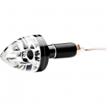 CLIGNOTANT EMBOUT DE GUIDON M BLAZE CONE MOTO GADGET CHROME OU NOIR
