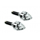 CLIGNOTANT EMBOUT DE GUIDON M BLAZE CONE MOTO GADGET CHROME OU NOIR