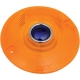 LENTILLE CLIGNOTANT ROUGE OU ORANGE AVEC CERCLE INTERIEUR BLEU