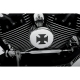 COUVRE KLAXON CROSS DRAG SPECIALITIES POUR HARLEY