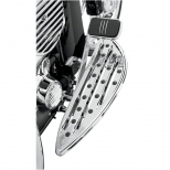 REPOSE PIEDS EN ALUMINIUM USINE ET POLI ARLEN NESS POUR FLT/FLHT/FLHR/HD FL ET TRIKE DE 84/11