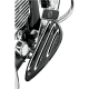 REPOSE PIEDS EN ALUMINIUM USINE ET POLI ARLEN NESS POUR FLT/FLHT/FLHR/HD FL ET TRIKE DE 84/11