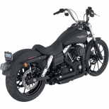 ECHAPPEMENT VANCE & HINES SHORTSHOTS STAGGERED NOIR POUR DYNA 06/11