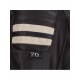 Blouson cuir Lady Stripe
